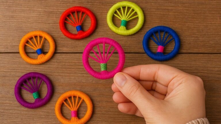 10 inspirujących pomysłów na projekty z włóczki i kółek DIY